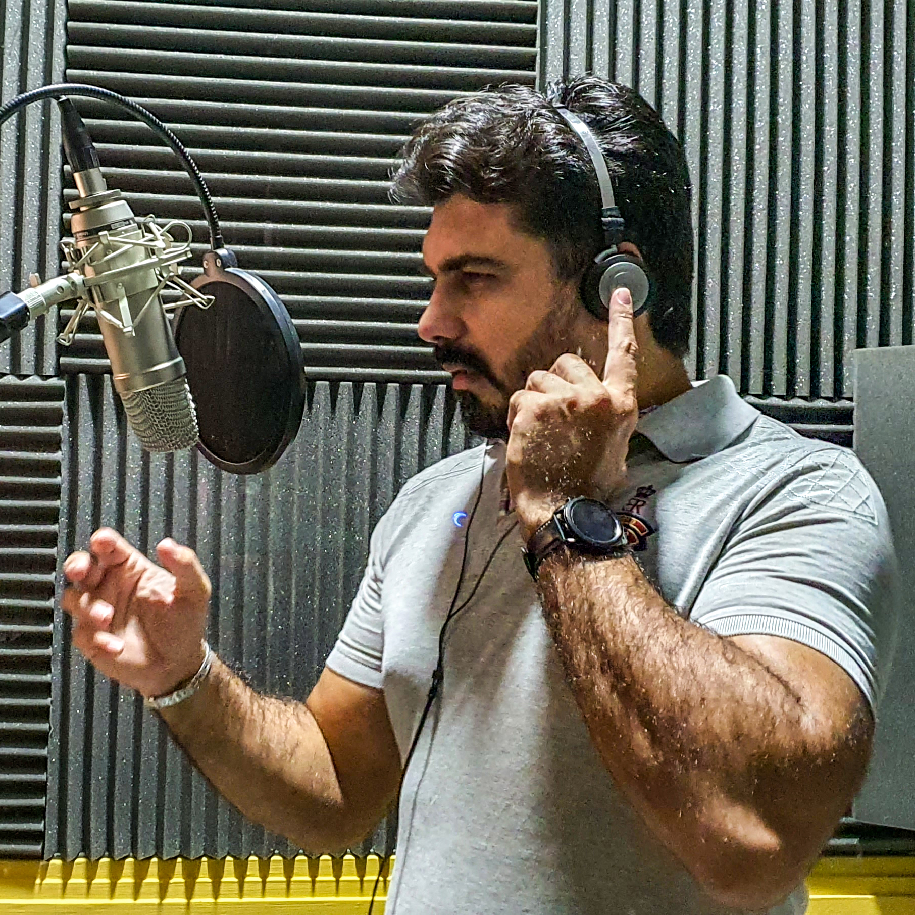 Walter Carneiro no estúdio